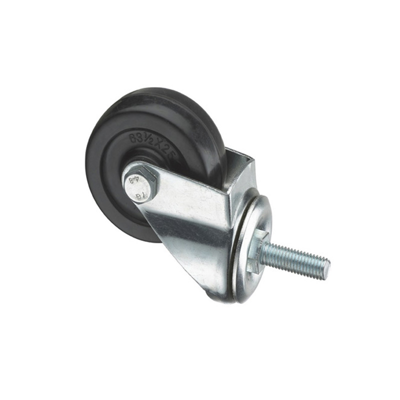 Rueda de mesa chapada en zinc de acero, suministro de fábrica, rueda médica, rueda para muebles