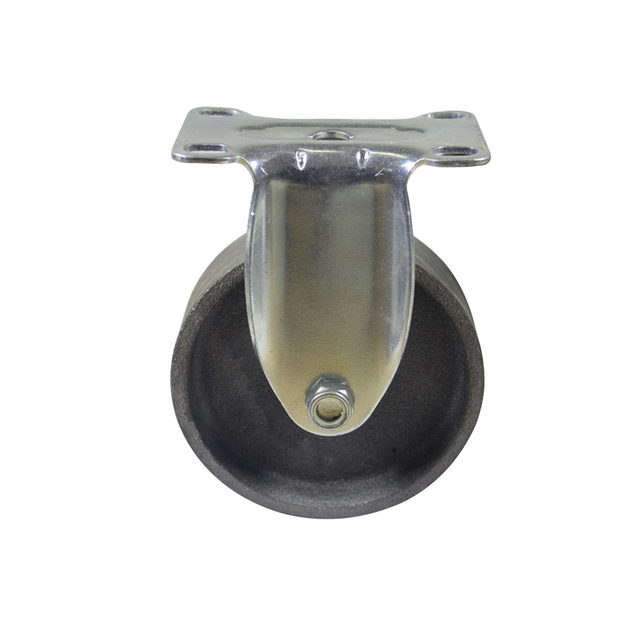 Rueda giratoria sólida de metal resistente para herrajes para muebles