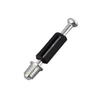 Top venta de plástico negro y perno negro herrajes para muebles accesorios para muebles soporte de estante de tornillo de gabinete