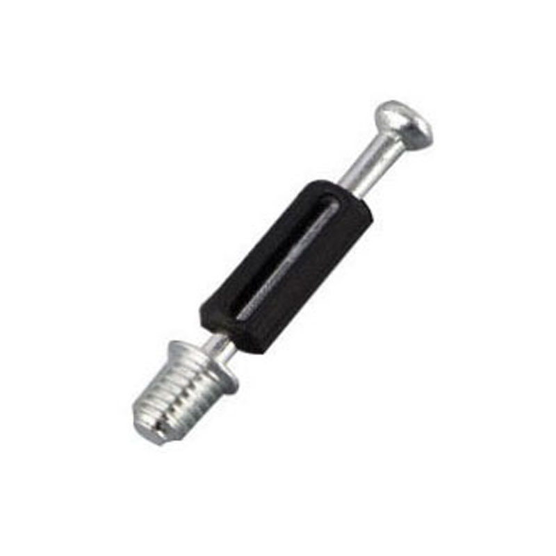 Top venta de plástico negro y perno negro herrajes para muebles accesorios para muebles soporte de estante de tornillo de gabinete