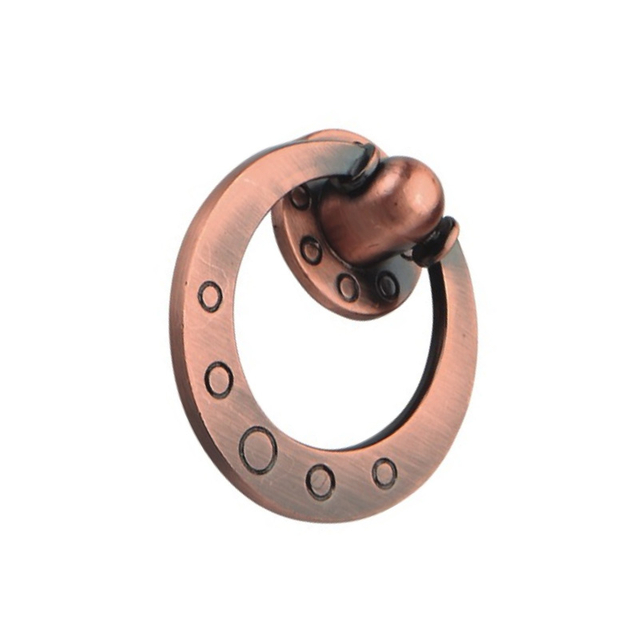 Tirador de anillo de cajón clásico de herrajes para muebles