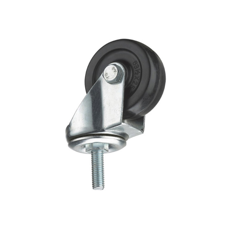 Rueda de mesa chapada en zinc de acero, suministro de fábrica, rueda médica, rueda para muebles