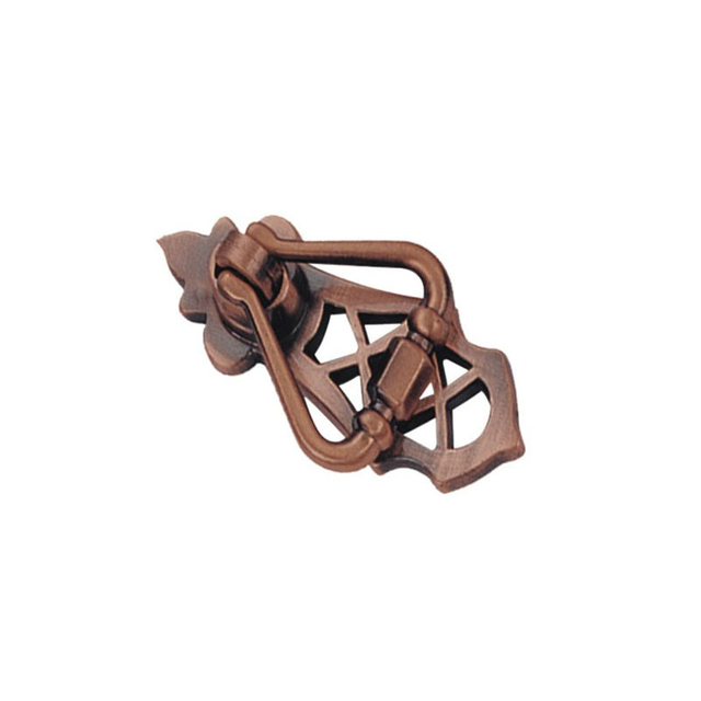 Gran oferta de muebles antiguos de cobre, mango pequeño, accesorios para muebles, Hardware para muebles
