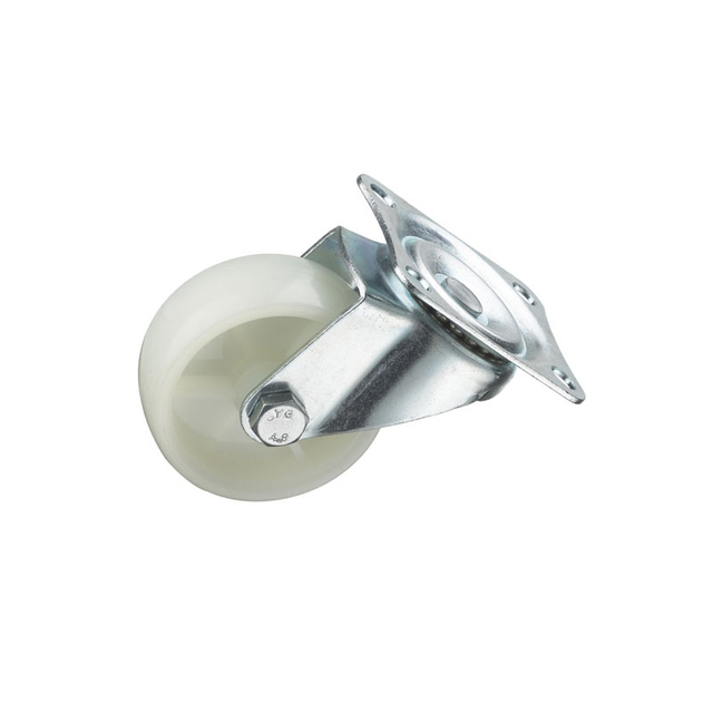 Rueda Fija De Nylon Sin Freno Para Carro