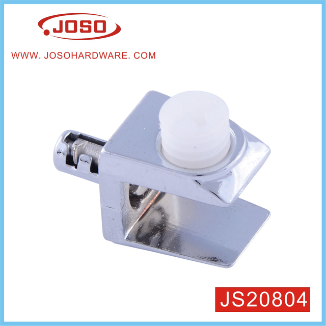 Abrazadera de vidrio con clip de aleación de zinc para accesorios de baño