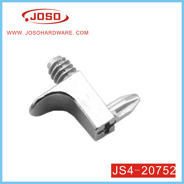 Soporte de estante de 90 grados de aleación de zinc para gabinete