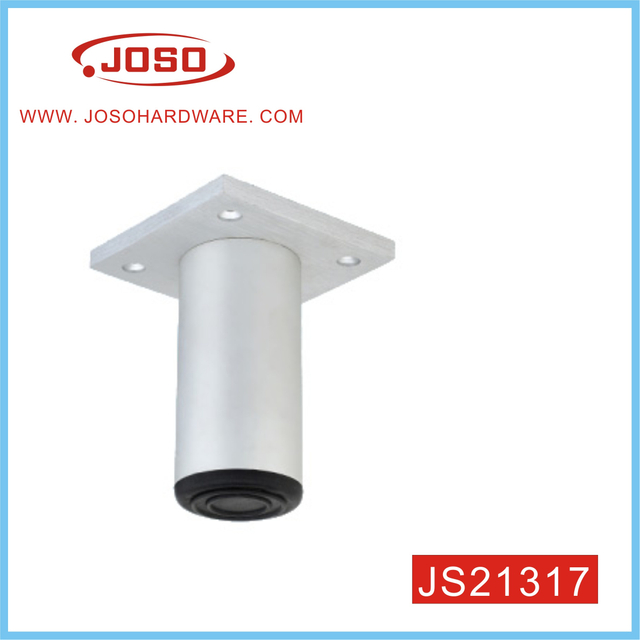 Pata de muebles de altura 101 de tubo redondo ajustable para sofá