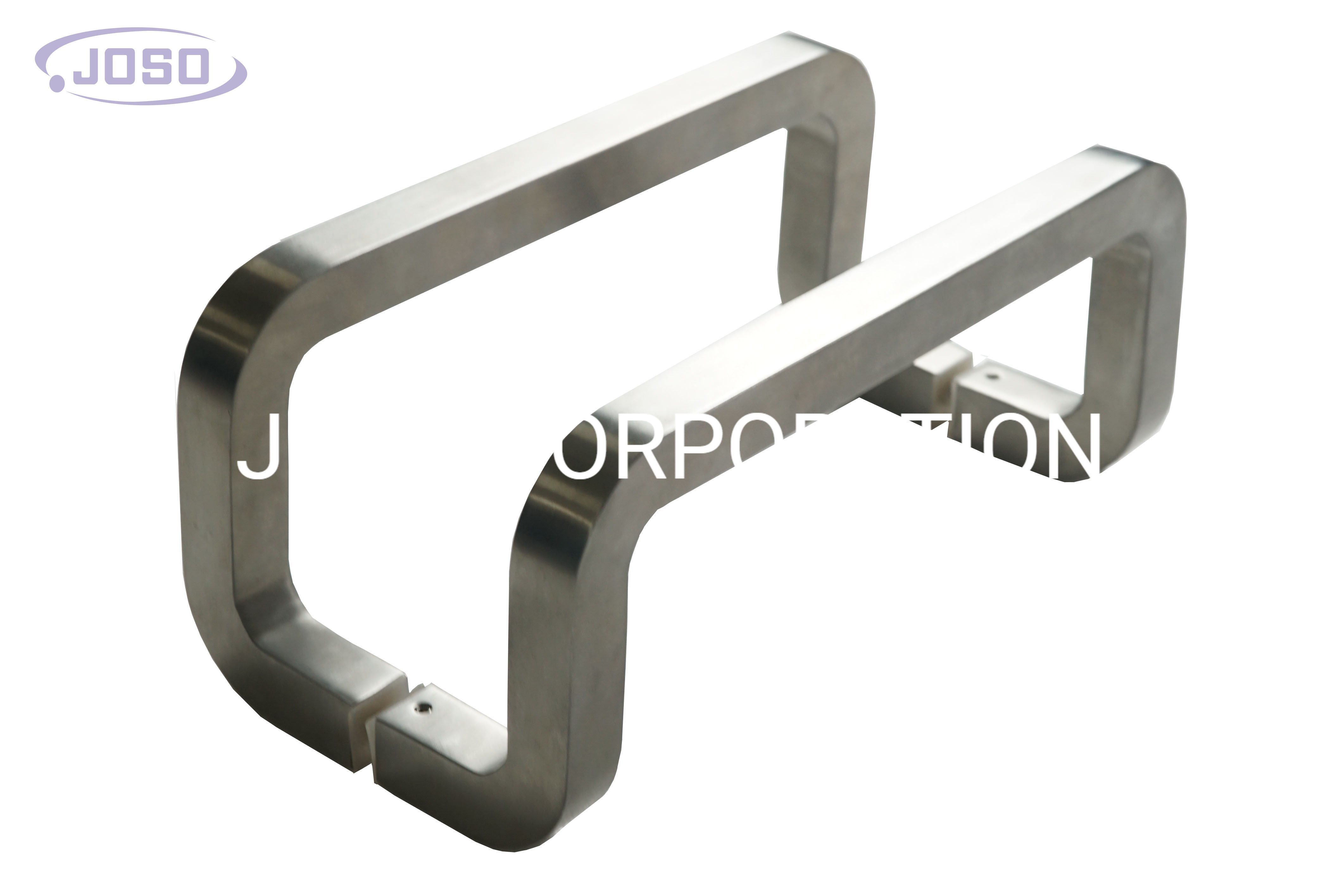Manija de puerta de acero inoxidable de diseño simple, estilo moderno en forma de H, para herrajes para muebles y puertas de vidrio
