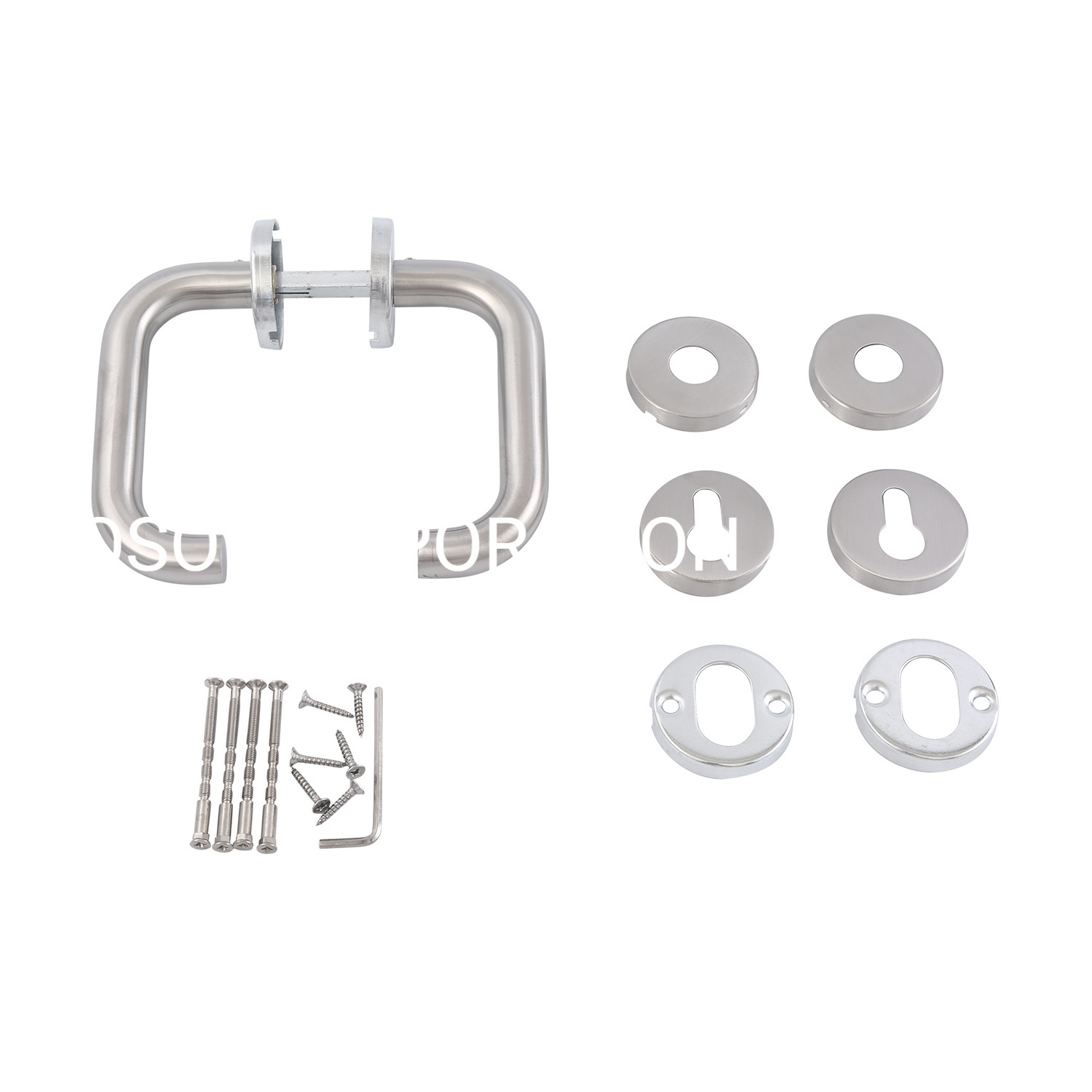 Hardware de la puerta de los accesorios de la puerta de la manija de la puerta de la palanca de los muebles del acero inoxidable 304 140m m
