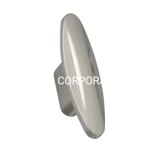 Manija ovalada del cajón de la aleación del cinc de la moda 55m m Manija de la oficina Manija de los muebles Perilla del armario