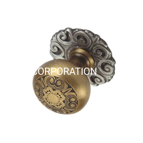 Tirador de seta clásico dorado, tirador de manija de 30mm, perilla de cajón