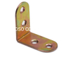 Conector de esquina chapado en zinc amarillo de acero, suministro de fábrica, accesorios de cama para montaje de muebles