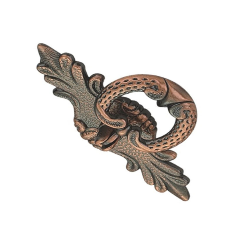 Manija del gabinete de la manija de la cocina de la manija clásica de la aleación del cinc de la fuente de la fábrica 37m m