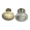 Fashoin Aleación de zinc 28 mm 30 mm Pomo cepillado para muebles Perilla para gabinete Perilla para manija