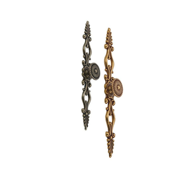 Manija del gabinete de la manija del cajón del estilo clásico de la aleación 175m m 220m m del cinc