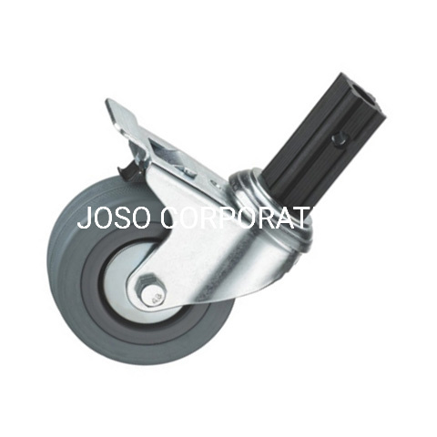 Rueda industrial de acero y plástico de la carga 100kg del echador de la tabla del echador