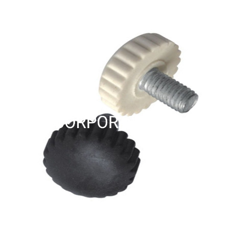 Conector de patas de sofá de acero con tornillo ajustable de PP para herrajes para muebles