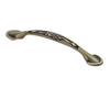 Mango de cocina en forma de arco de cobre antiguo clásico, aleación de zinc, 96mm, 128mm