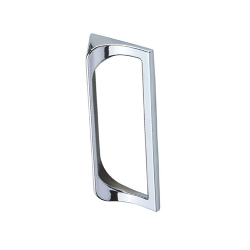 Tirador de muebles cromado brillante de aleación de zinc, 96mm, 128mm, venta superior