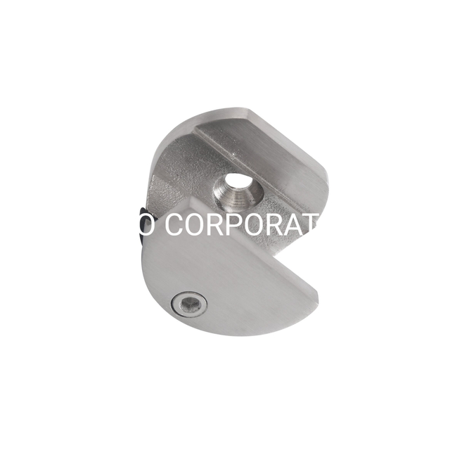 Abrazadera de vidrio con sistema deslizante de acero inoxidable 304 para juegos de herrajes para puerta de vidrio y baño