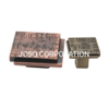 Cajón con manija de aleación de zinc y cobre antiguo, cuadrado, clásico, 28mm, 45mm, latón antiguo
