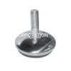 Plástico popular con conector de pata de mesa de hardware de gabinete de tornillo de perno ajustable de acero