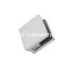 Abrazadera cuadrada de latón y acero inoxidable para puerta de vidrio de 8-10 mm de accesorios de baño