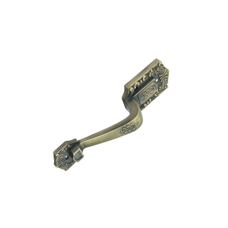 Manija de puerta de manija de muebles de cobre antiguo de aleación de zinc 200 mm 280 mm