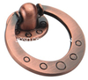 Manija de anillo de aleación de zinc de moda, manija de cobre antigua, manija para muebles, herrajes para muebles