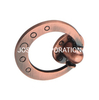 Manija de anillo de aleación de zinc de moda, manija de cobre antigua, manija para muebles, herrajes para muebles
