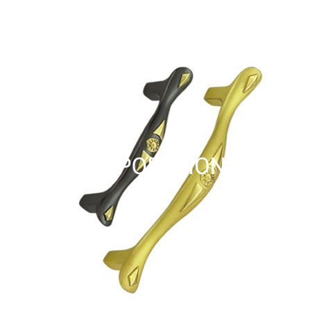 Manija del cajón de la manija del tirón de los muebles 64m m de la decoración de la aleación del cinc pequeña manija