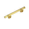 Manija de puerta de cobre antigua de 250mm de aleación de zinc, suministro de fábrica, manija para muebles