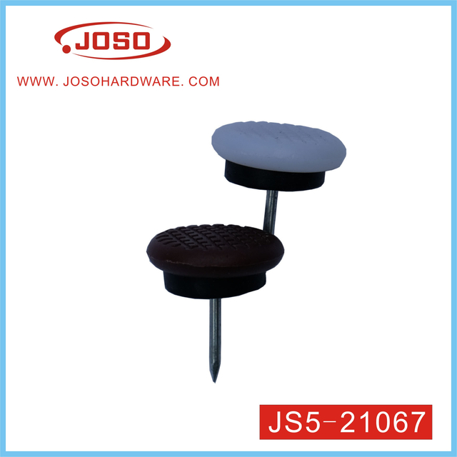 Deslizamiento de clavos de metal popular de herrajes para muebles para protectores de mesas y sillas