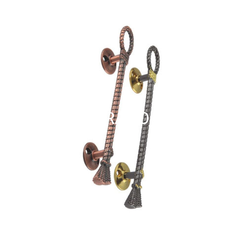 Mango de latón antiguo para muebles, aleación de zinc de estilo europeo, 64mm, 96mm, cobre antiguo