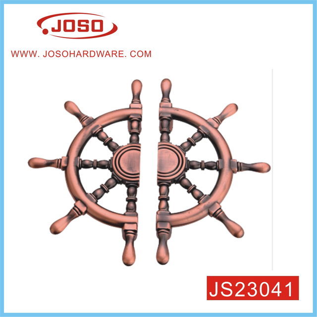 Tirador de muebles elegante tipo timón para puerta de dormitorio