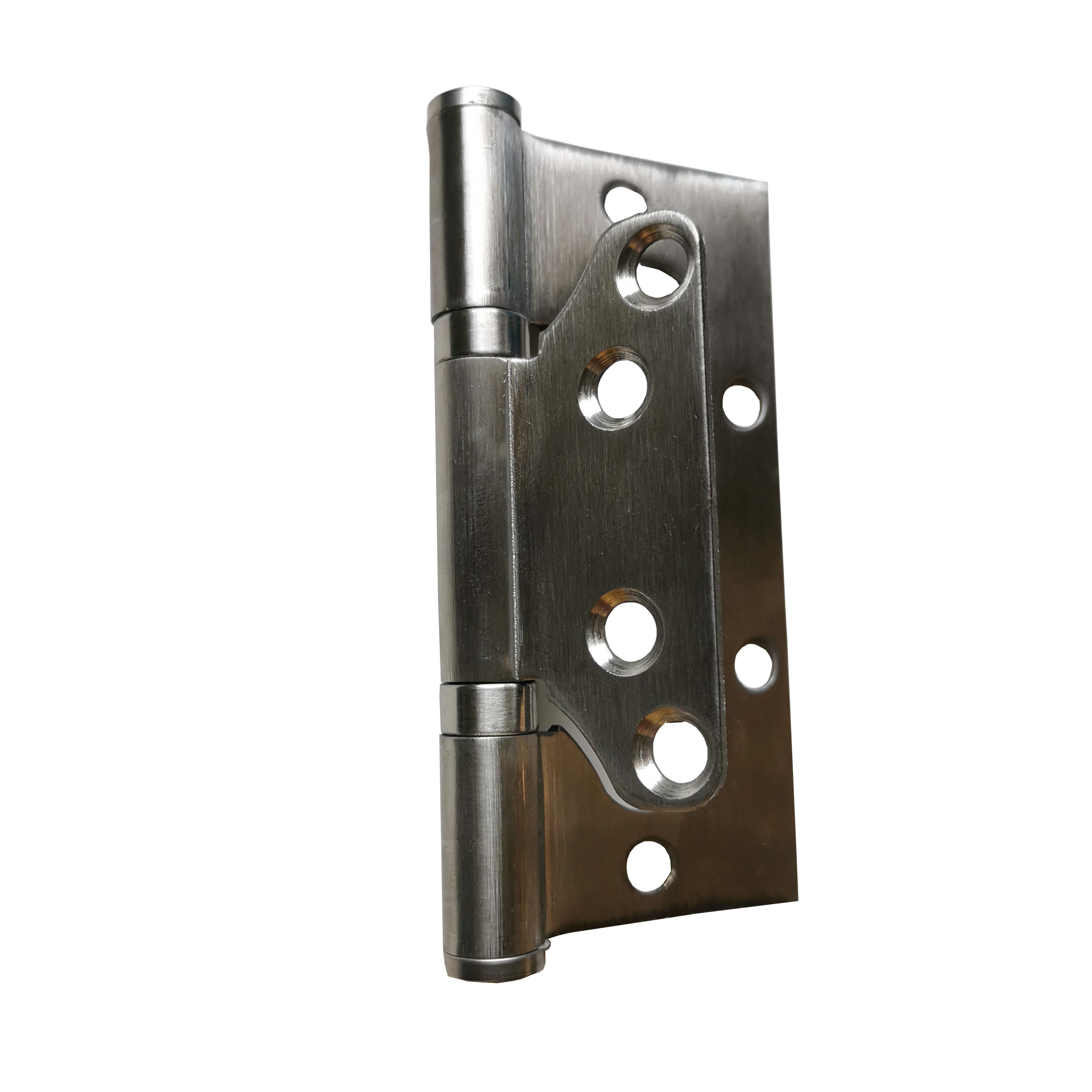 Bisagra de puerta de acero inoxidable 201 de 180 grados con acabado satinado