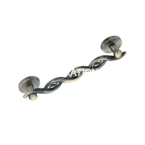 Manija de puerta de aleación de zinc de 300 mm Manija de muebles de oficina Manija de cocina