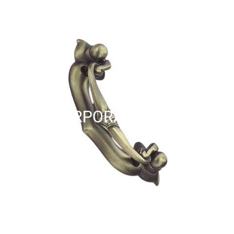 Manija de aleación de zinc de 60 mm, accesorios para puertas, manija clásica, herrajes para el hogar, manija para cajón