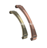Manija de arco de aleación de Zinc de alta calidad, 96mm, 128mm, tirador de armario, herrajes para muebles, manija de tocador