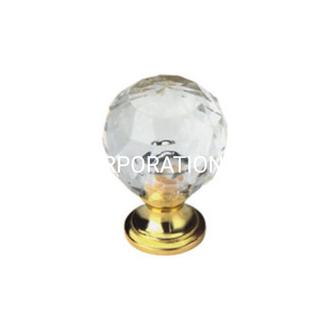 Manija de los muebles de la perilla del armario de la perilla de la manija del diamante de la moda 28m m 32m m de la aleación del cinc