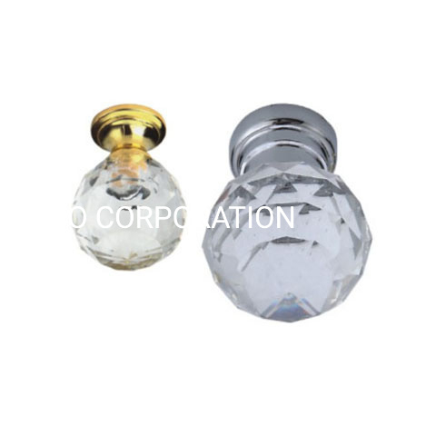 Manija de los muebles de la perilla del armario de la perilla de la manija del diamante de la moda 28m m 32m m de la aleación del cinc