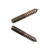Tornillo de pasador de doble rosca de acero, herrajes para muebles, tornillo para madera, tornillo para guardarropa