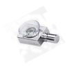 Accesorios plateados cromo al por mayor del gabinete del conector de los muebles de la ayuda del estante de la aleación 25m m del cinc