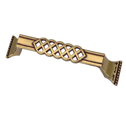 Manija del gabinete de la manija del guardarropa de la manija de los muebles del cristal 96m m 128m m de la aleación del cinc