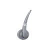 Manija de puerta de palanca plana cepillada de acero inoxidable 304, manija para muebles