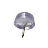 Conector protector de silla deslizante de uñas de mesa transparente de plástico de 18mm de suministro de fábrica