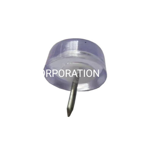 Conector protector de silla deslizante de uñas de mesa transparente de plástico de 18mm de suministro de fábrica