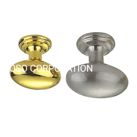 Perilla dorada para cajón de oficina, perilla de puerta con forma de seta de aleación de zinc, gran oferta, 22mm