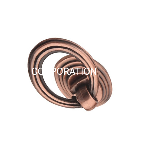 Manija retro de aleación de zinc de 30 mm, manija de anillo para gabinete, manija para cajón