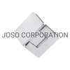 Bisagra ajustable de 135 grados Bisagra de latón Bisagra de baño Bisagra de vidrio Cromo brillante